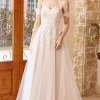 Appliques Tulle Halter Wedding Dress