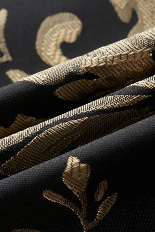 Black Golden Embroidery Men's Blazer