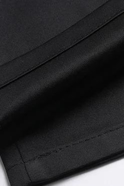 Black Jacquard Shawl Lapel Men's 2 Pieces Suits