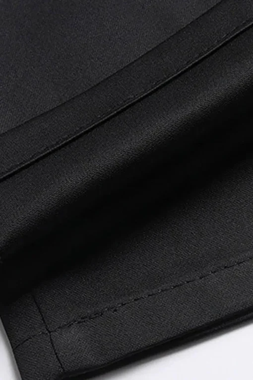 Black Jacquard Shawl Lapel Men's 2 Pieces Suits