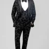 Black Peak Lapel 3 Pieces Men's Prom Suits