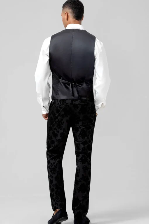 Black Peak Lapel 3 Pieces Men's Prom Suits