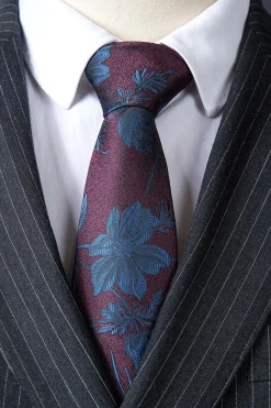 Black Pinstriped Double-Breasted 3-Piece Men's Suit