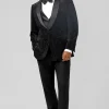 Black Shawl Lapel 3 Pieces One Button Men's Prom Suits