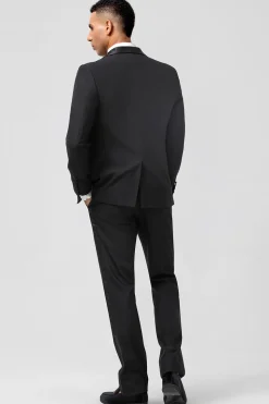 Black Shawl Lapel Single Breasted 3 Pieces Men's Prom Suits