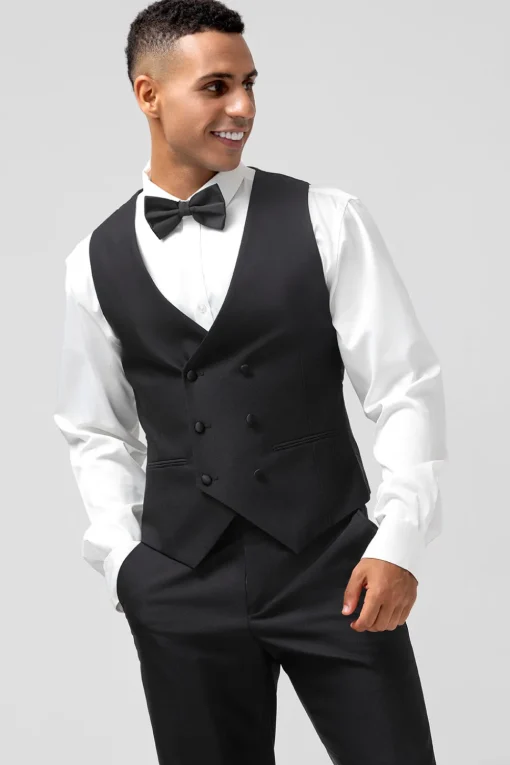 Black Shawl Lapel Single Breasted 3 Pieces Men's Prom Suits