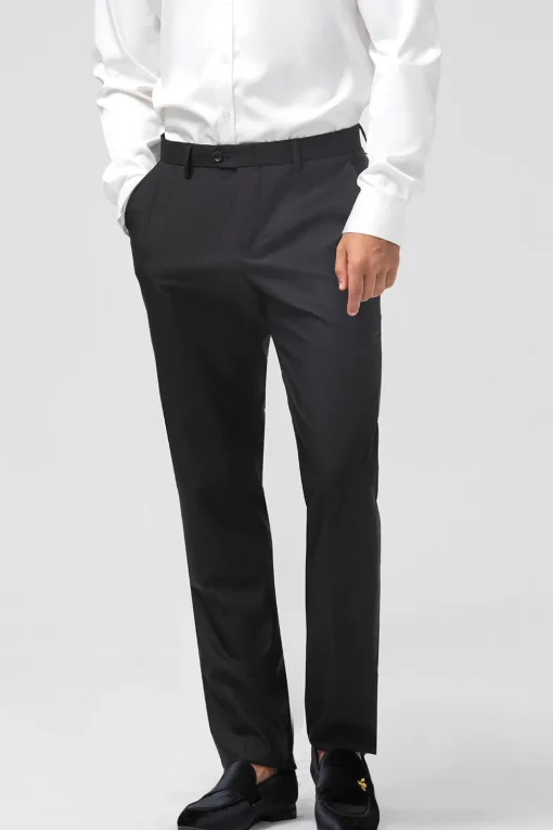 Black Shawl Lapel Single Breasted 3 Pieces Men's Prom Suits