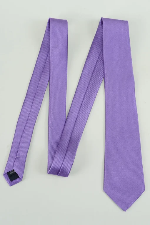 Black Solid Satin Party Tie