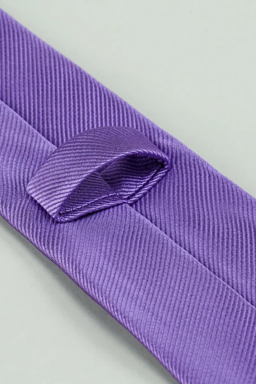 Black Solid Satin Party Tie