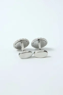 Black Sparkly Tuxedo Shirts Cufflinks for Men