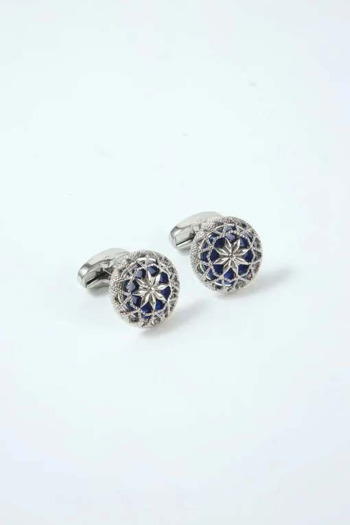 Black Sparkly Tuxedo Shirts Cufflinks for Men