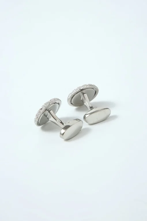 Black Sparkly Tuxedo Shirts Cufflinks for Men