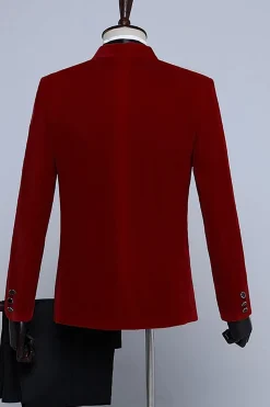 Black Velvet Men's Tuxedo for Party