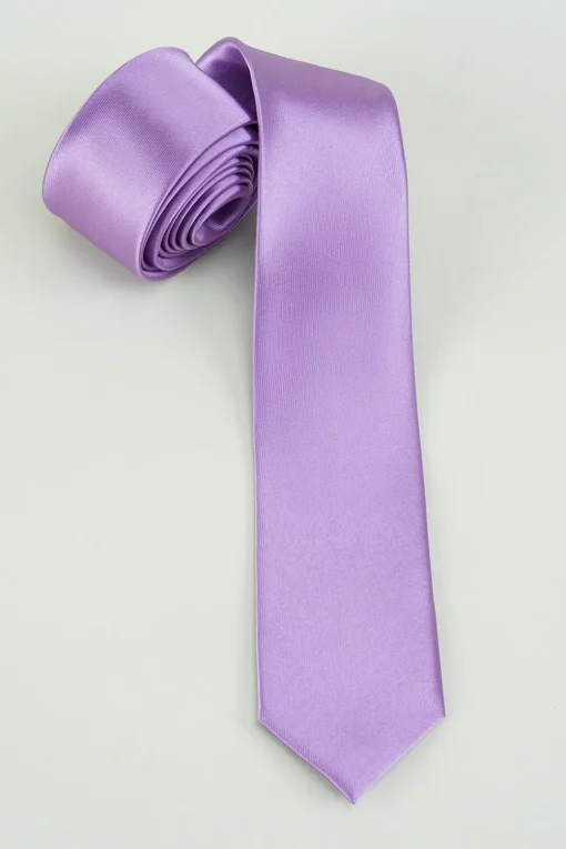 Blue Solid Formal Tie For Men