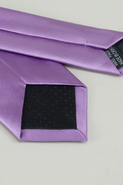 Blue Solid Formal Tie For Men