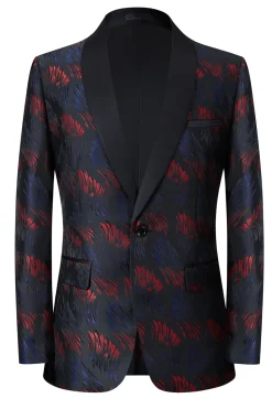 Dark Navy 2 Pieces Shawl Lapel Men's Suits