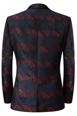Dark Navy 2 Pieces Shawl Lapel Men's Suits