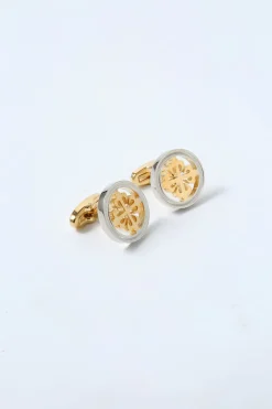 Golden Tuxedo Cufflinks for Men