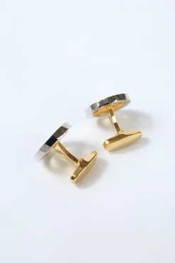 Golden Tuxedo Cufflinks for Men
