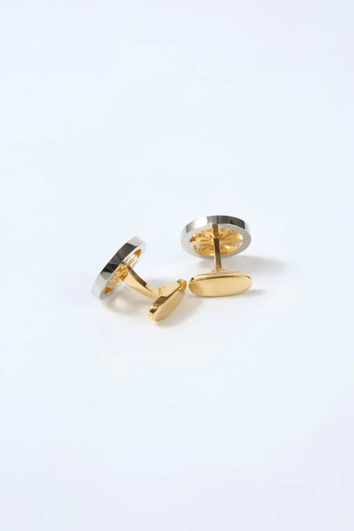 Golden Tuxedo Cufflinks for Men