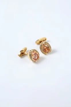 Golden Tuxedo Shirts Cufflinks for Men