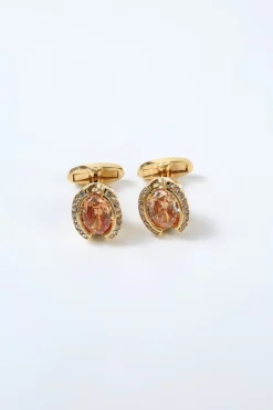 Golden Tuxedo Shirts Cufflinks for Men