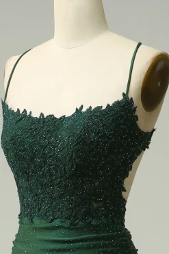 Halter Royal Blue Mermaid Prom Dress with Beading