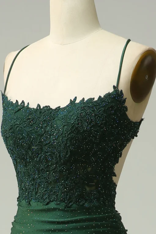 Halter Royal Blue Mermaid Prom Dress with Beading