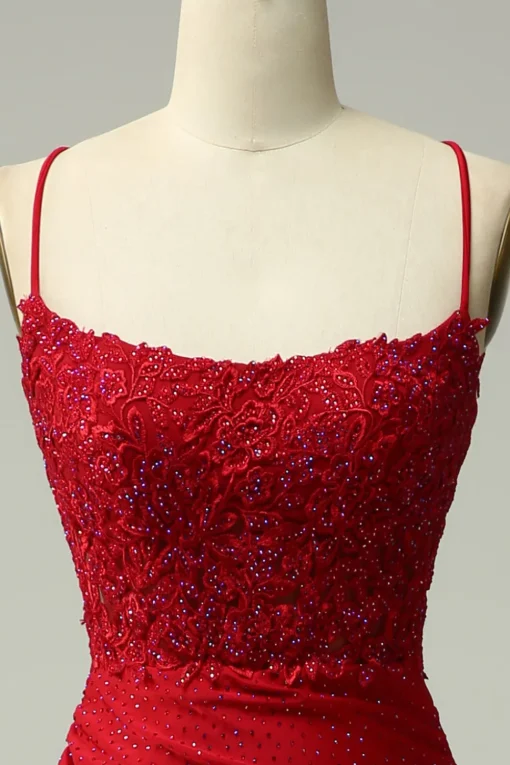 Halter Royal Blue Mermaid Prom Dress with Beading