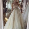 Ivory Long Prom Dress with Appliques