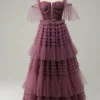Mavue Sweetheart A Line Long Prom Dress