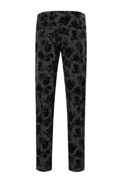 Men's Black Jacquard 3-Piece Shawl Lapel Prom Suits