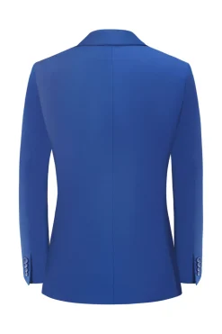 Men's Blue 2-Piece Double Breasted Wedding Suits