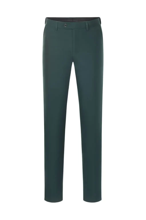 Men's Dark Green 2-Piece Notched Lapel Slim Fit Wedding Suits