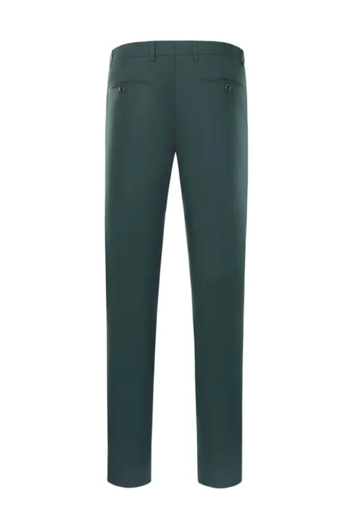Men's Dark Green 2-Piece Notched Lapel Slim Fit Wedding Suits