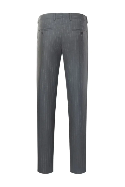 Men's Grey 3-Piece Notched Lapel Slim Fit Wedding Suits