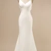 Mermaid Boho Wedding Dress with Ruffles