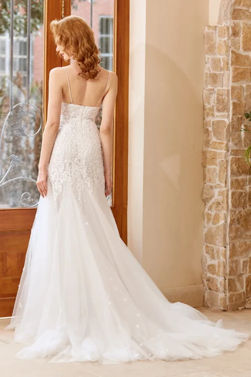 Mermaid Chruch Sweep Train Wedding Dress