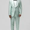 Mint Shawl Lapel One Button 2 Pieces Men's Suits