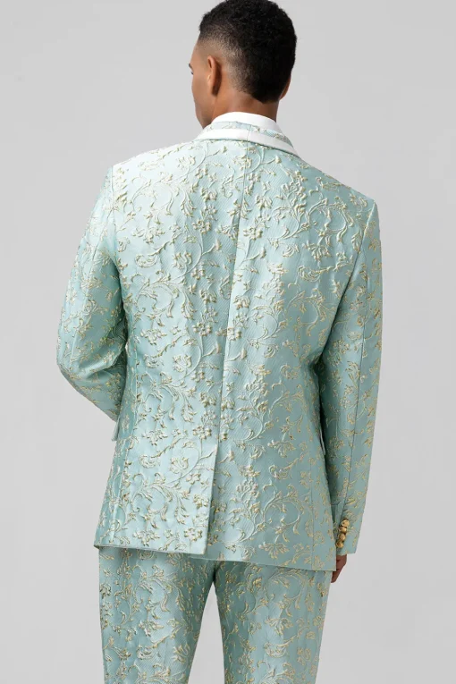 Mint Shawl Lapel One Button 2 Pieces Men's Suits