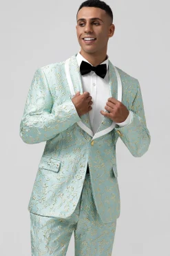 Mint Shawl Lapel One Button 2 Pieces Men's Suits
