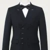 Navy 2 Piece Double Breasted Men's Suit
