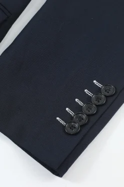 Navy 2 Piece Double Breasted Men's Suit