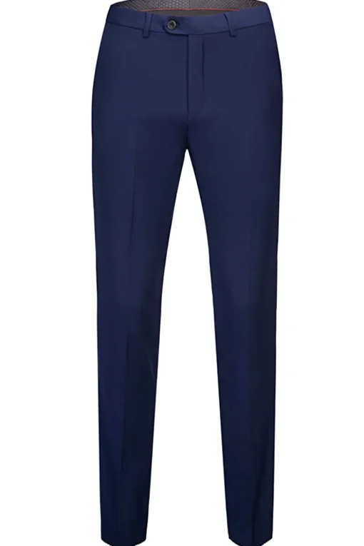 Navy Blue 3 Pieces Slim Fit Casual Tuxedo Suits