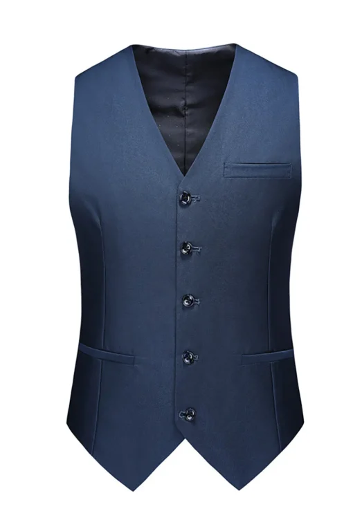 Notched Lapel Two Buttons Black Men's Prom Suits