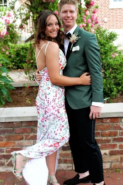 2 Pieces Dark Green Notched Lapel Single Breasted Men's Prom Suits