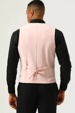 Pink Shawl Lapel 3 Piece Men's Prom Suits
