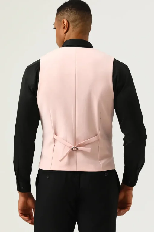 Pink Shawl Lapel 3 Piece Men's Prom Suits