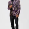 Purple Shawl Lapel Single Breasted Men's Prom Blazer
