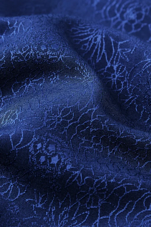 Royal Blue Jacquard One Button Shawl Lapel Prom Homecoming Blazer